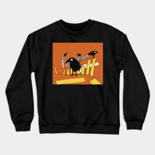 Late afternoon crowing Crewneck Sweatshirt